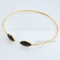 Belle Vermeil Or Noir Onyx Gemstone Indian Jewelry For Wholesale